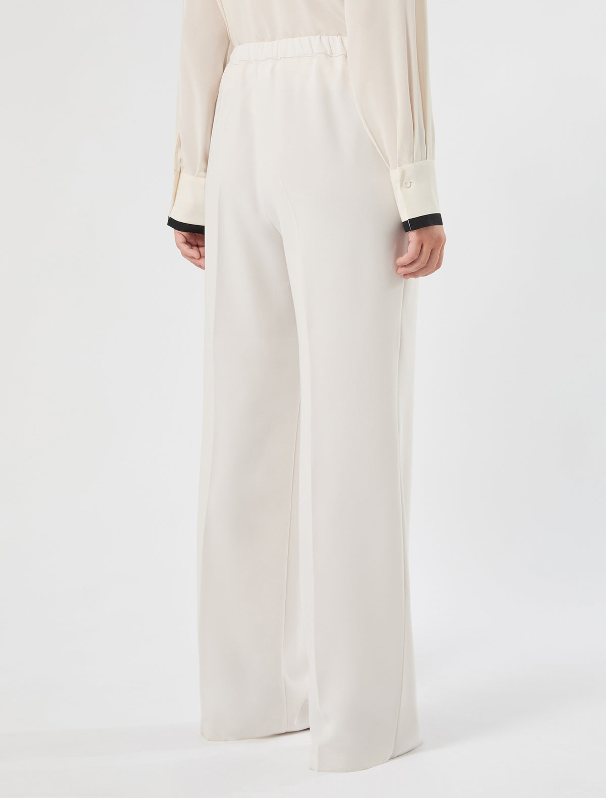 Marina Rinaldi straight-fit cady trousers for woman