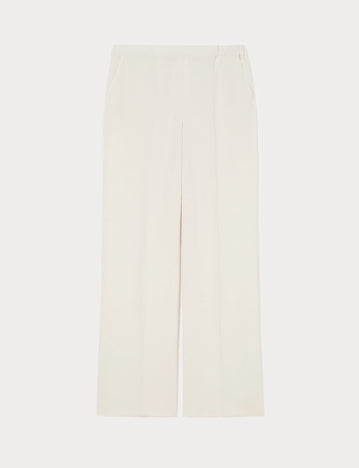 Straight-fit cady trousers