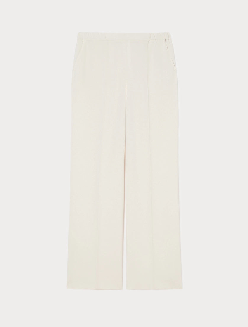 Straight-fit cady trousers