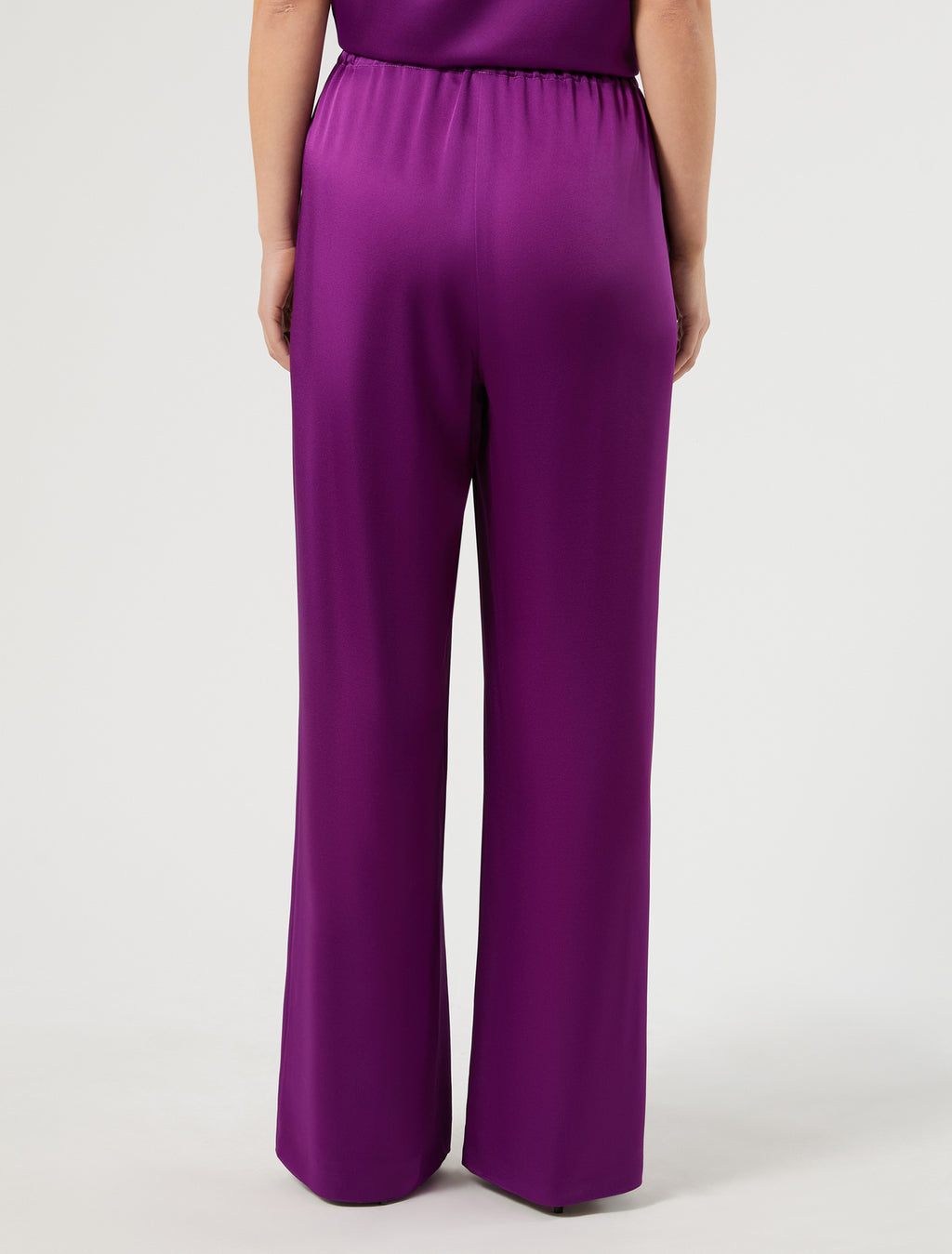 marina rinaldi envers satin trousers for woman
