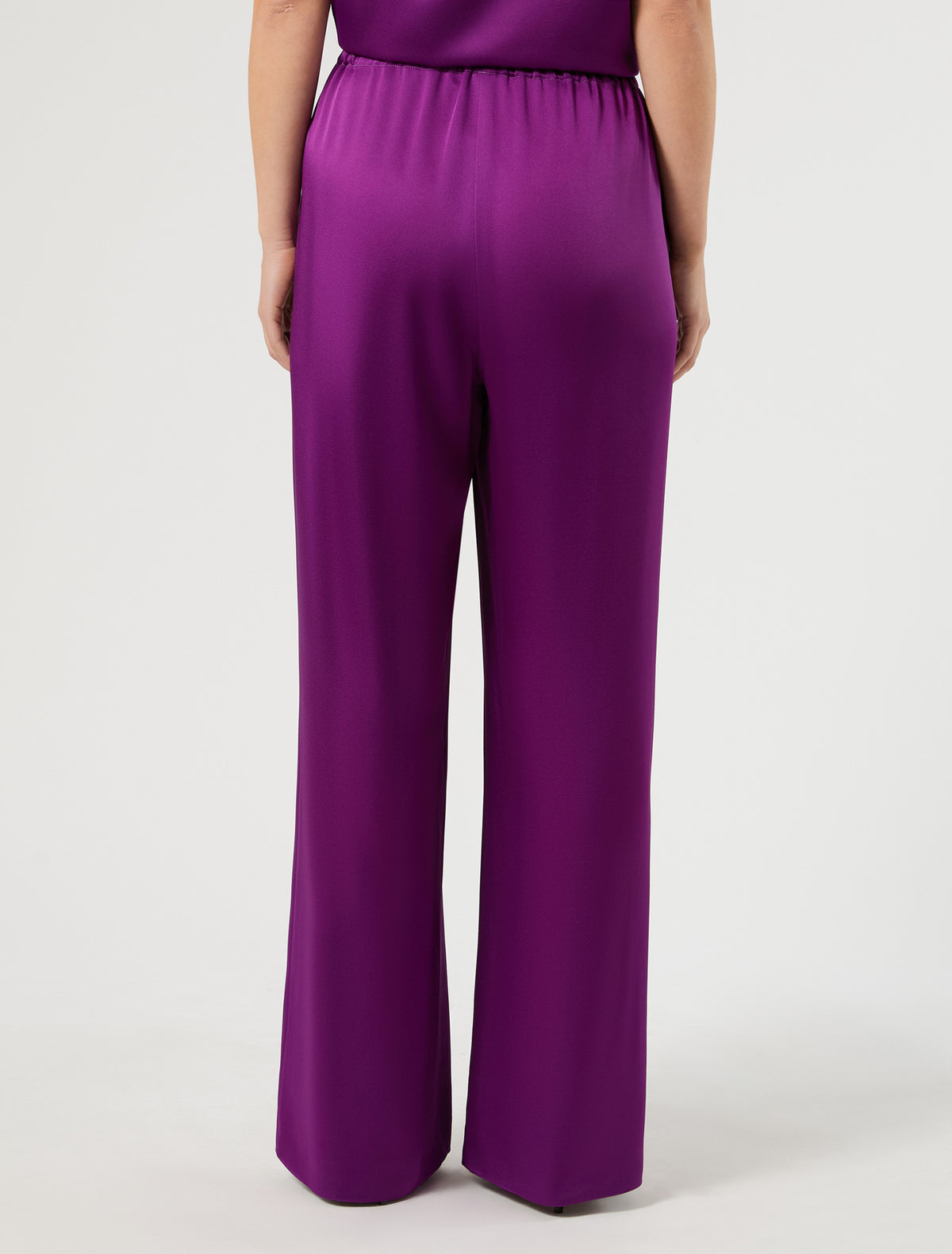 Marina Rinaldi envers satin trousers for woman