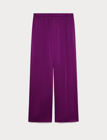 Marina Rinaldi envers satin trousers for woman