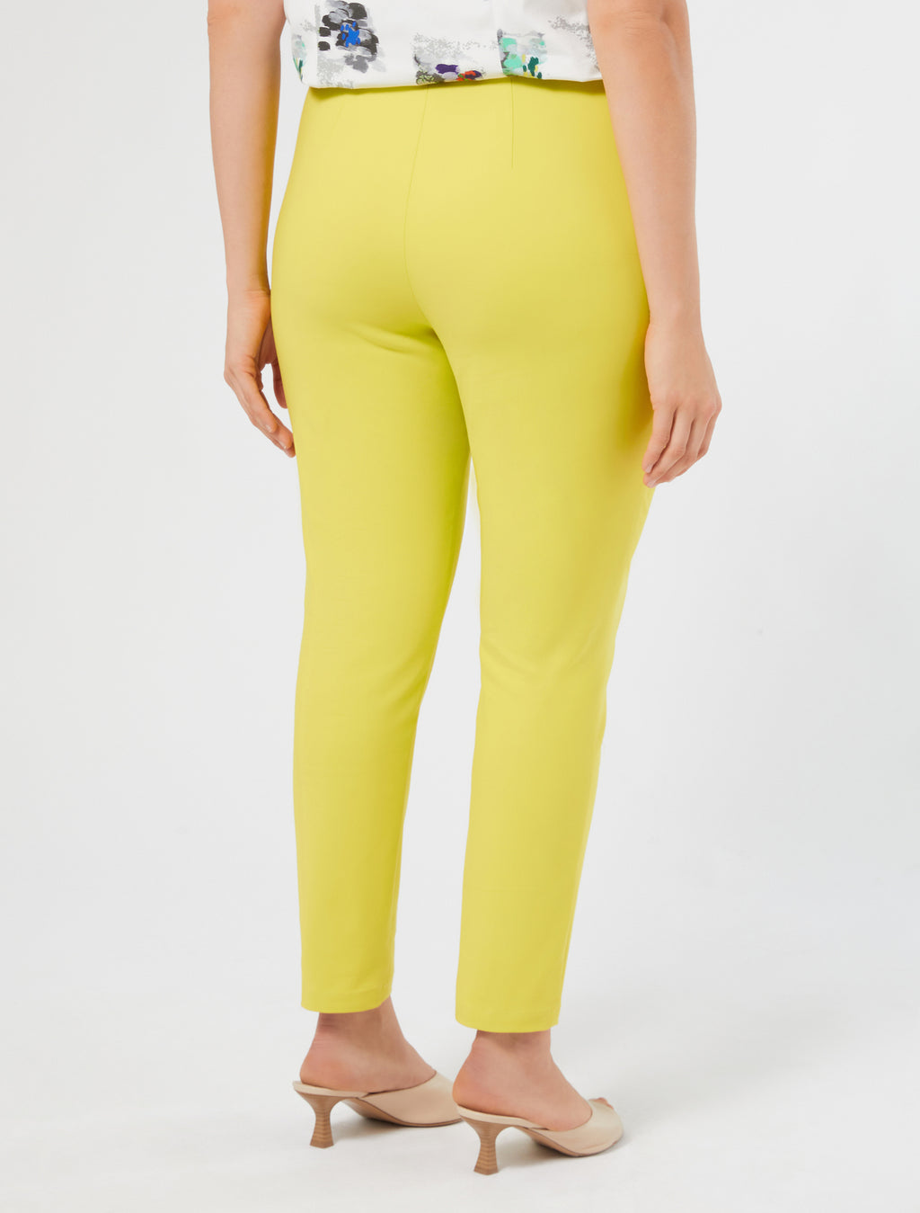 Slim-fit cotton canvas trousers