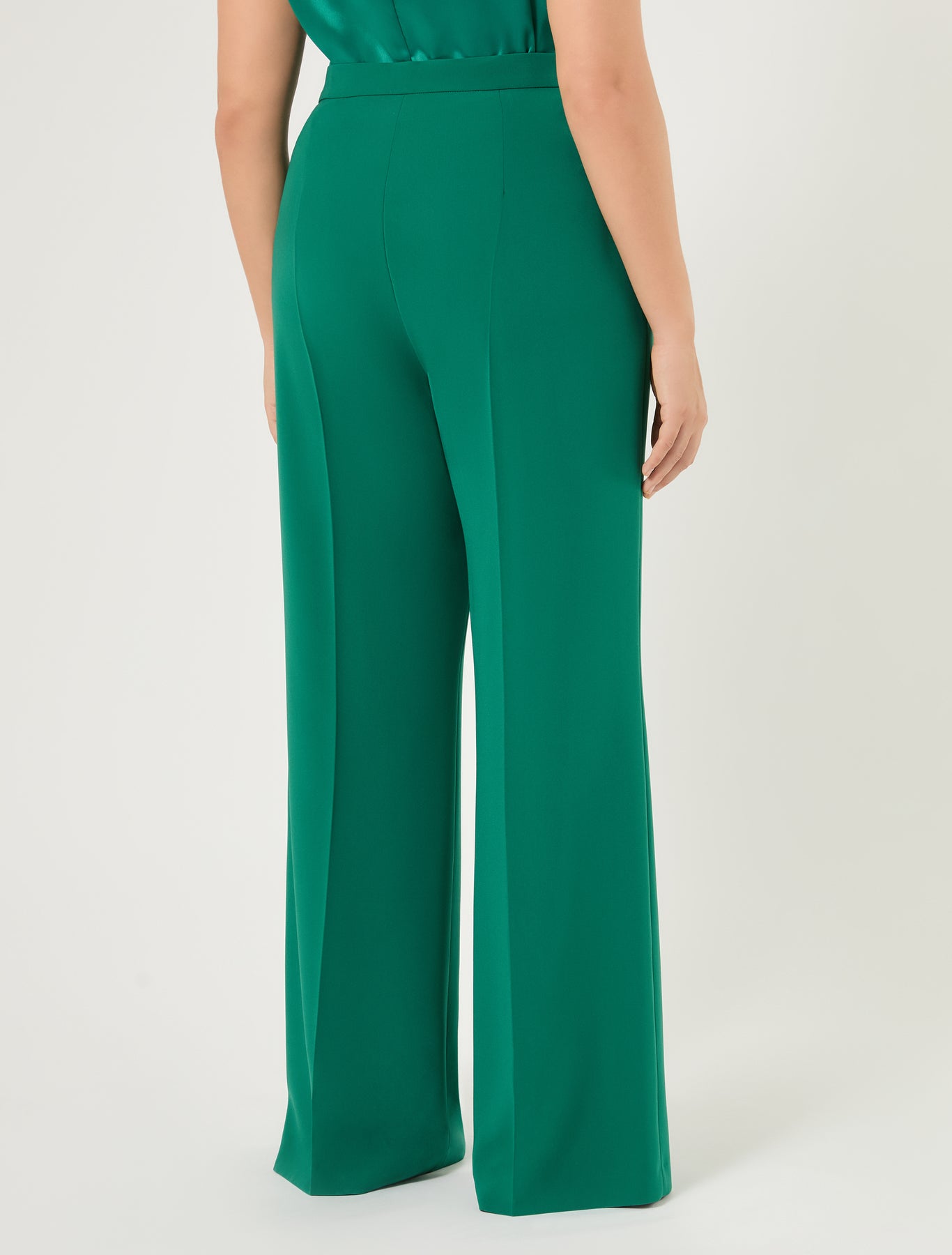 Marina Rinaldi flared cady trousers for woman