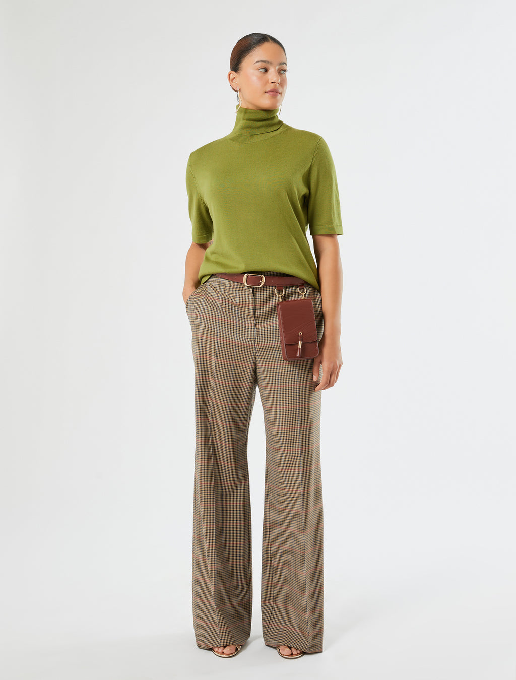 Marina Rinaldi stretch wool trousers for women