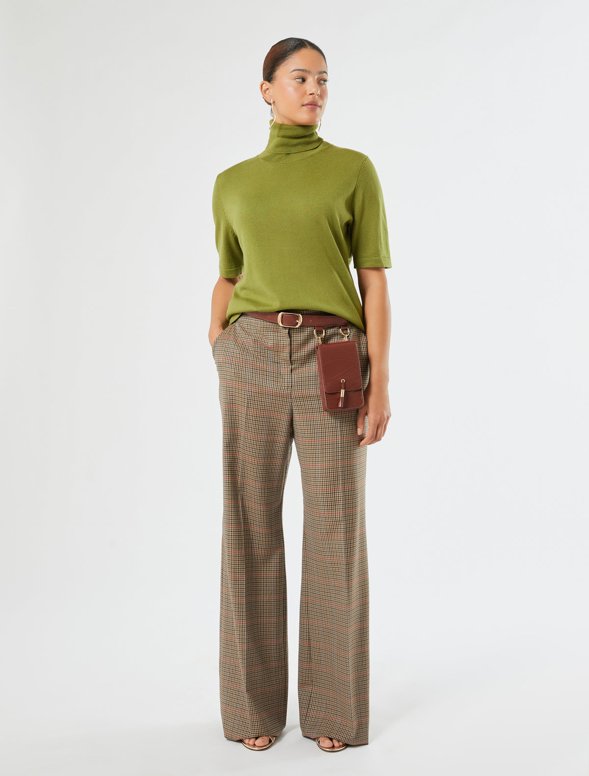 Marina Rinaldi stretch wool trousers for women