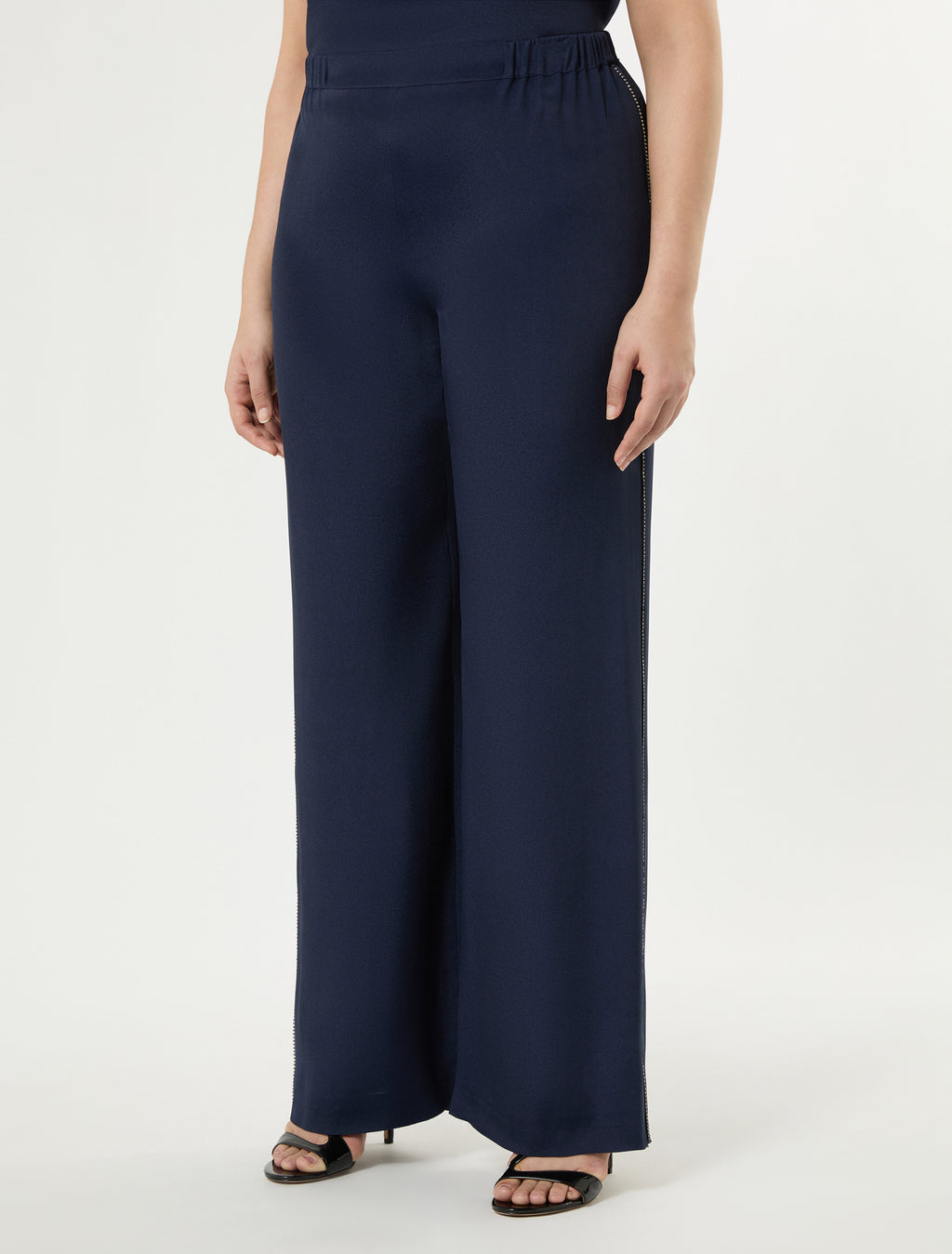 Marina Rinaldi wide-fit cady trousers for woman