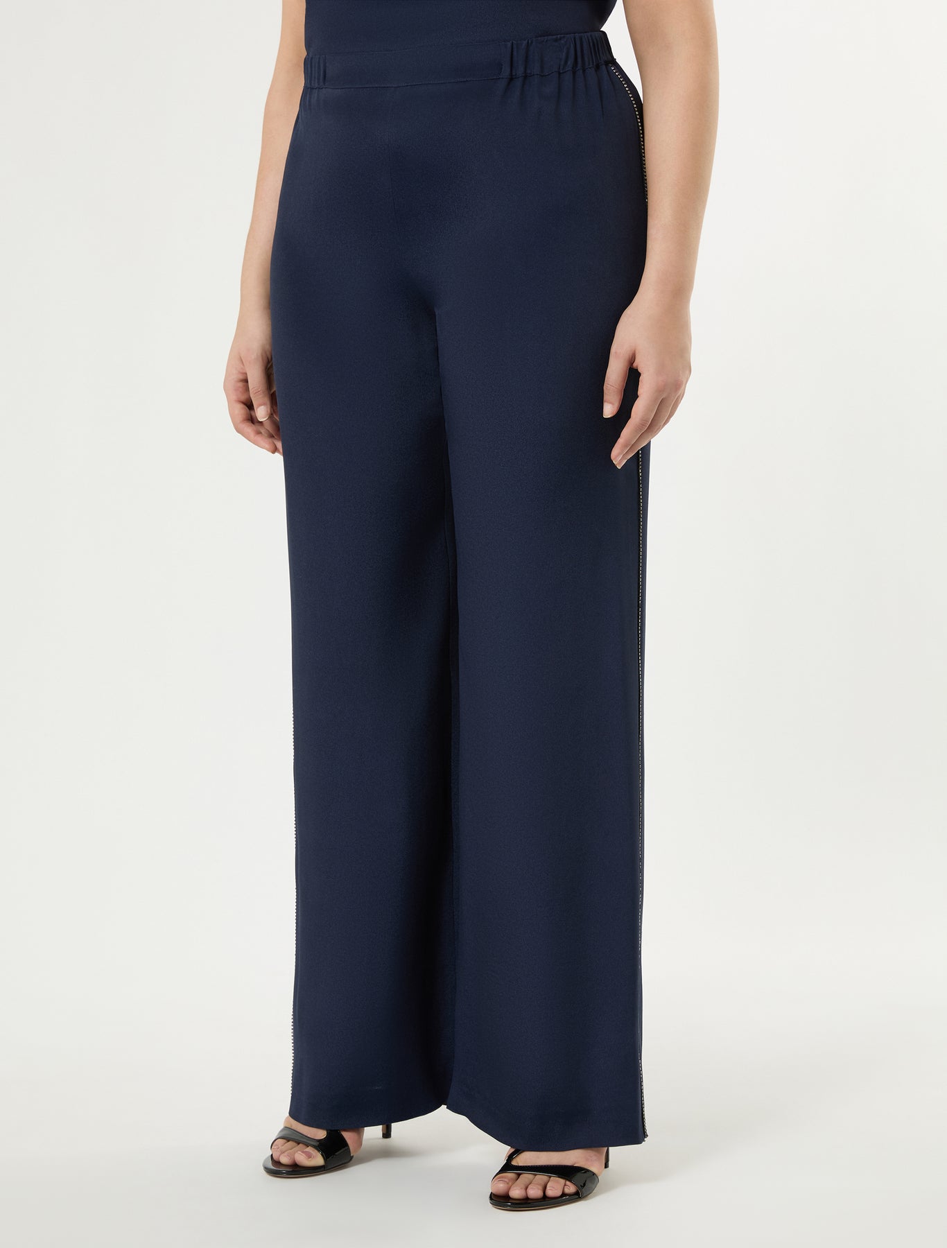 Marina Rinaldi wide-fit cady trousers for woman
