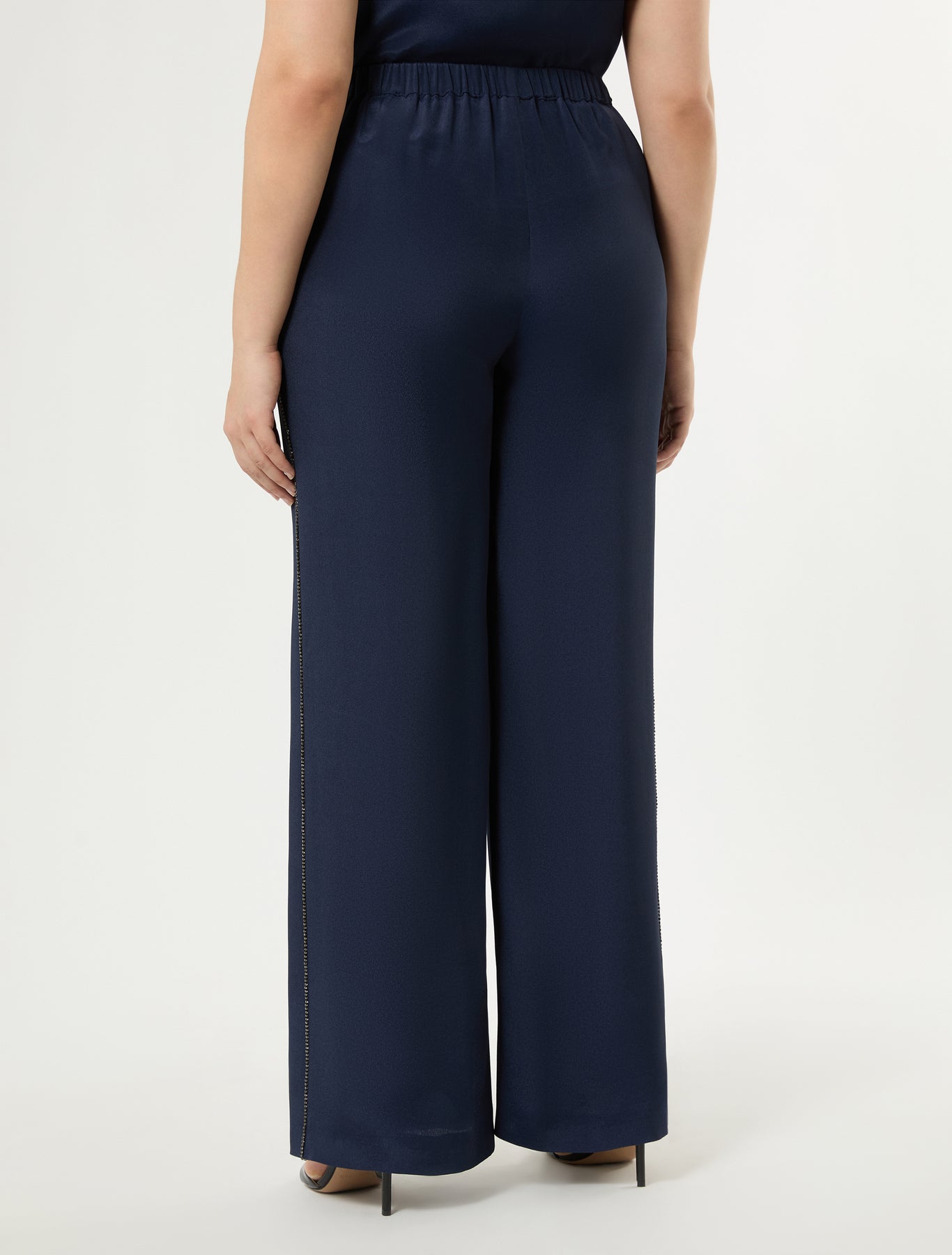 Marina Rinaldi wide-fit cady trousers for woman