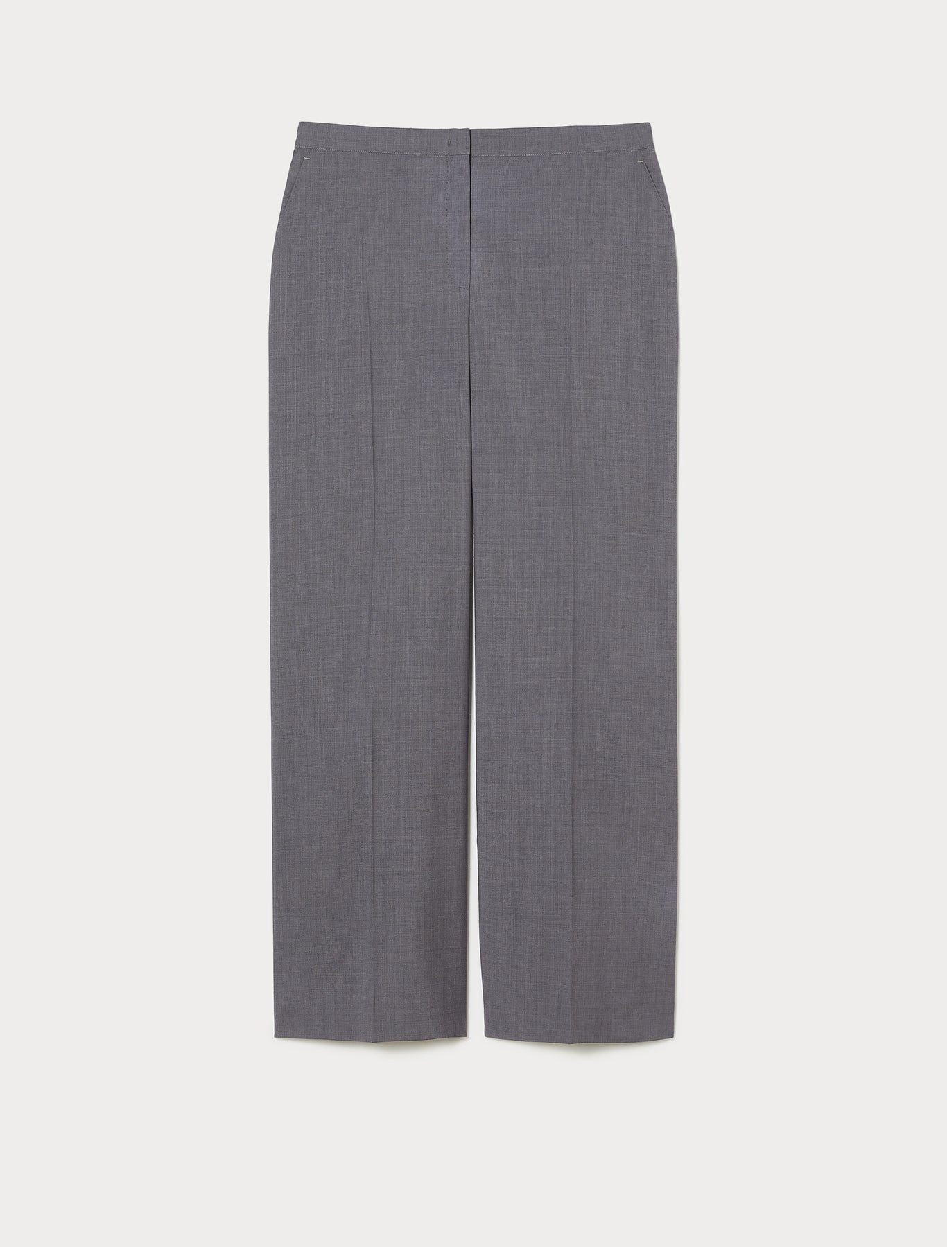 Wool canvas trousers