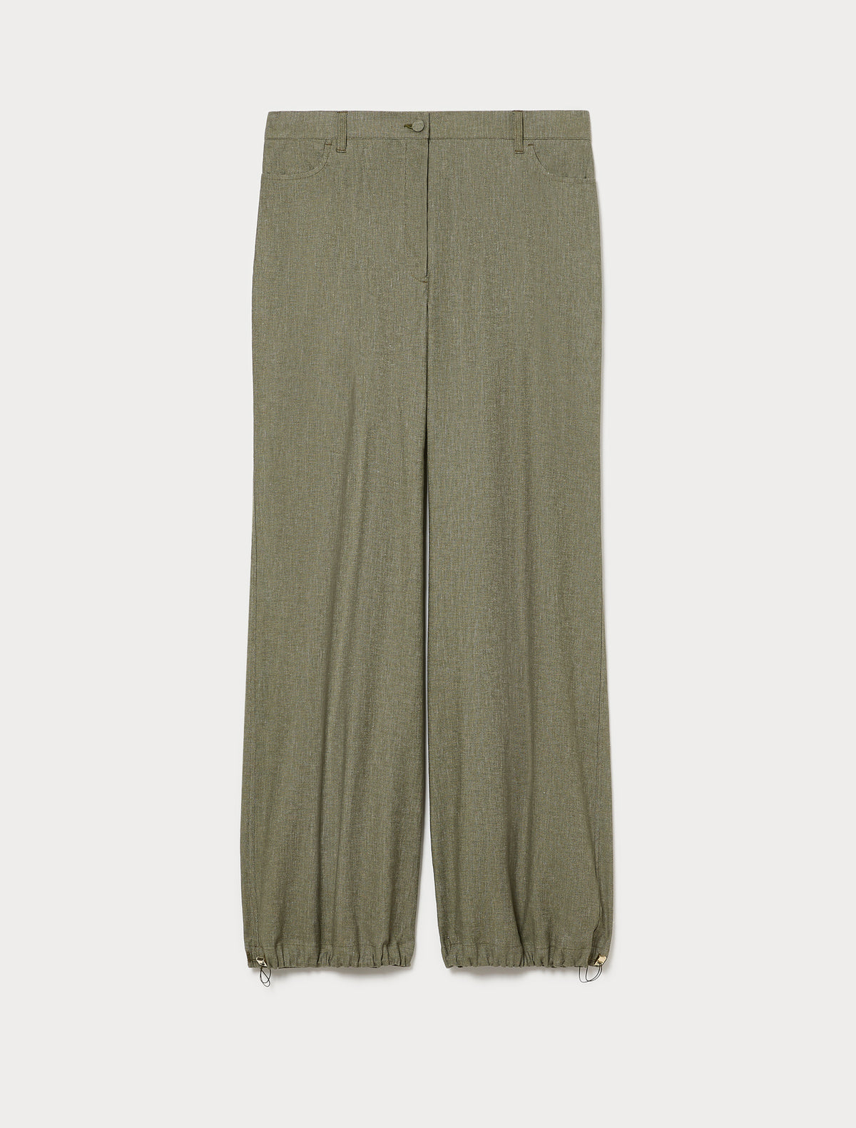 Marina Rinaldi linen and cotton trousers for woman