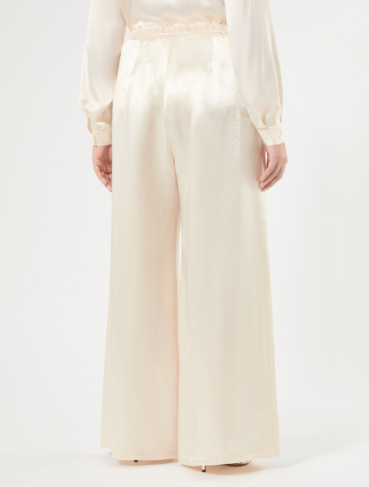 Marina Rinaldi envers satin trousers for woman