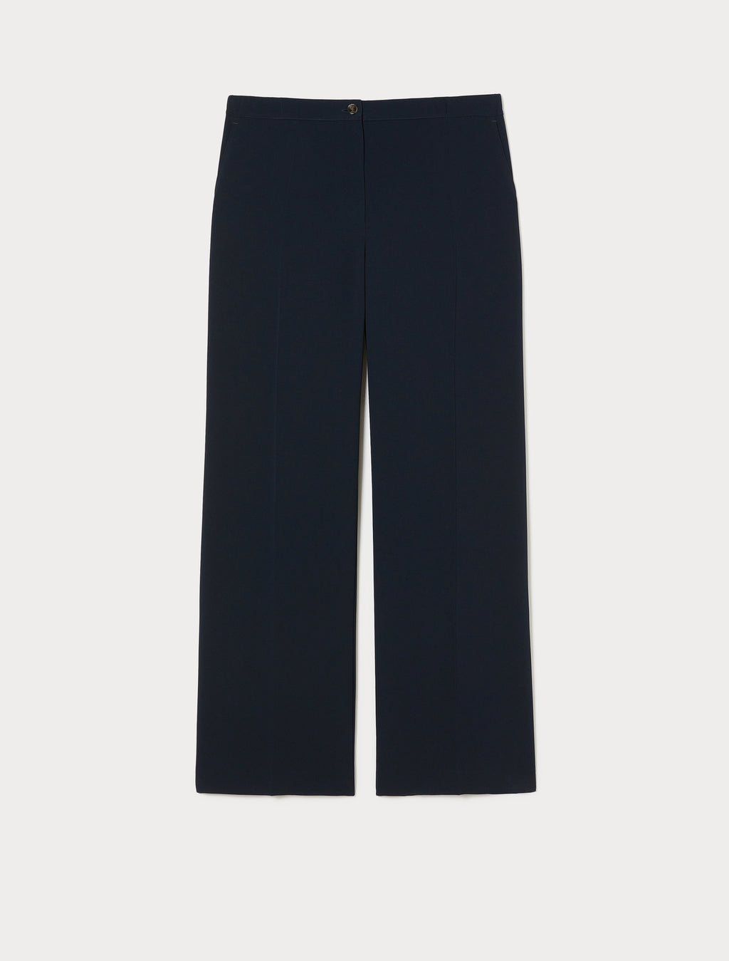 Straight-fit cady trousers