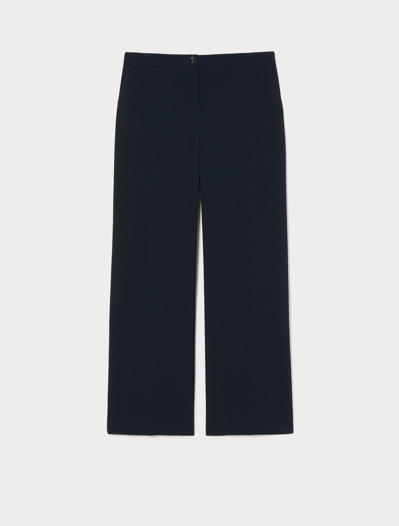 Straight-fit cady trousers