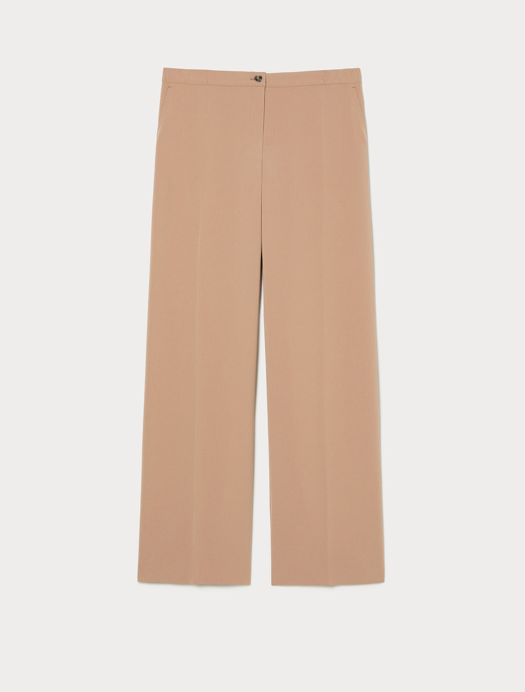 Straight-fit cady trousers