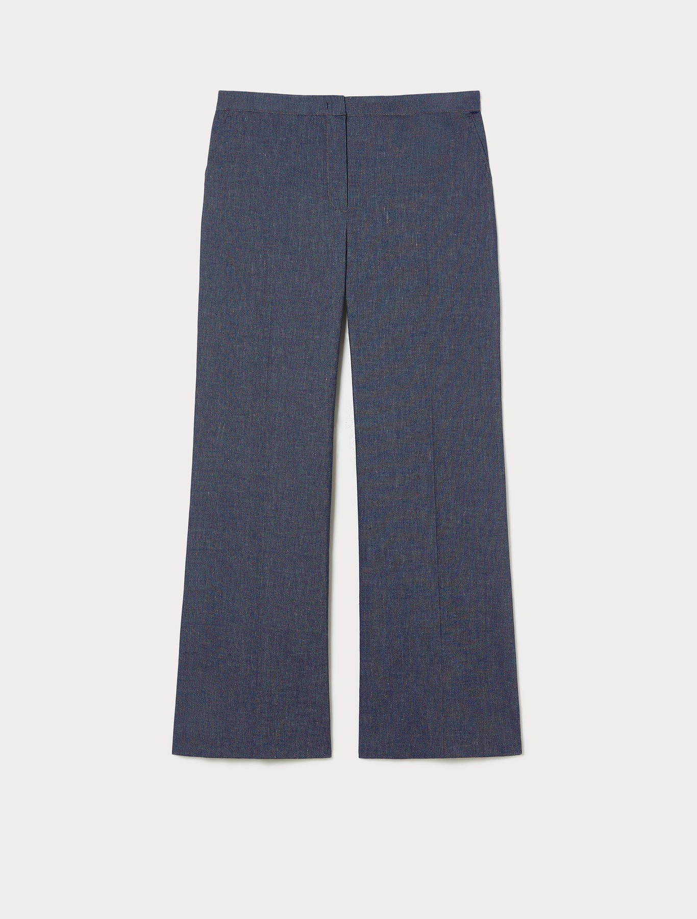 Cotton and linen trousers