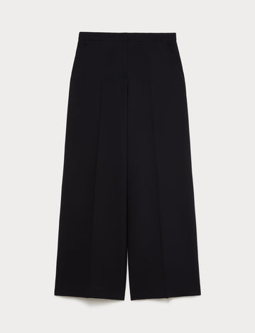 Marina Rinaldi seersucker palazzo trousers for woman
