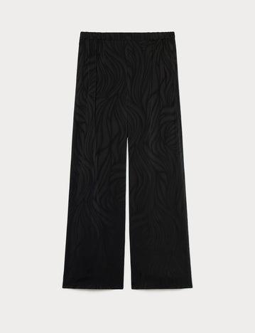 Marina Rinaldi jacquard satin trousers for woman