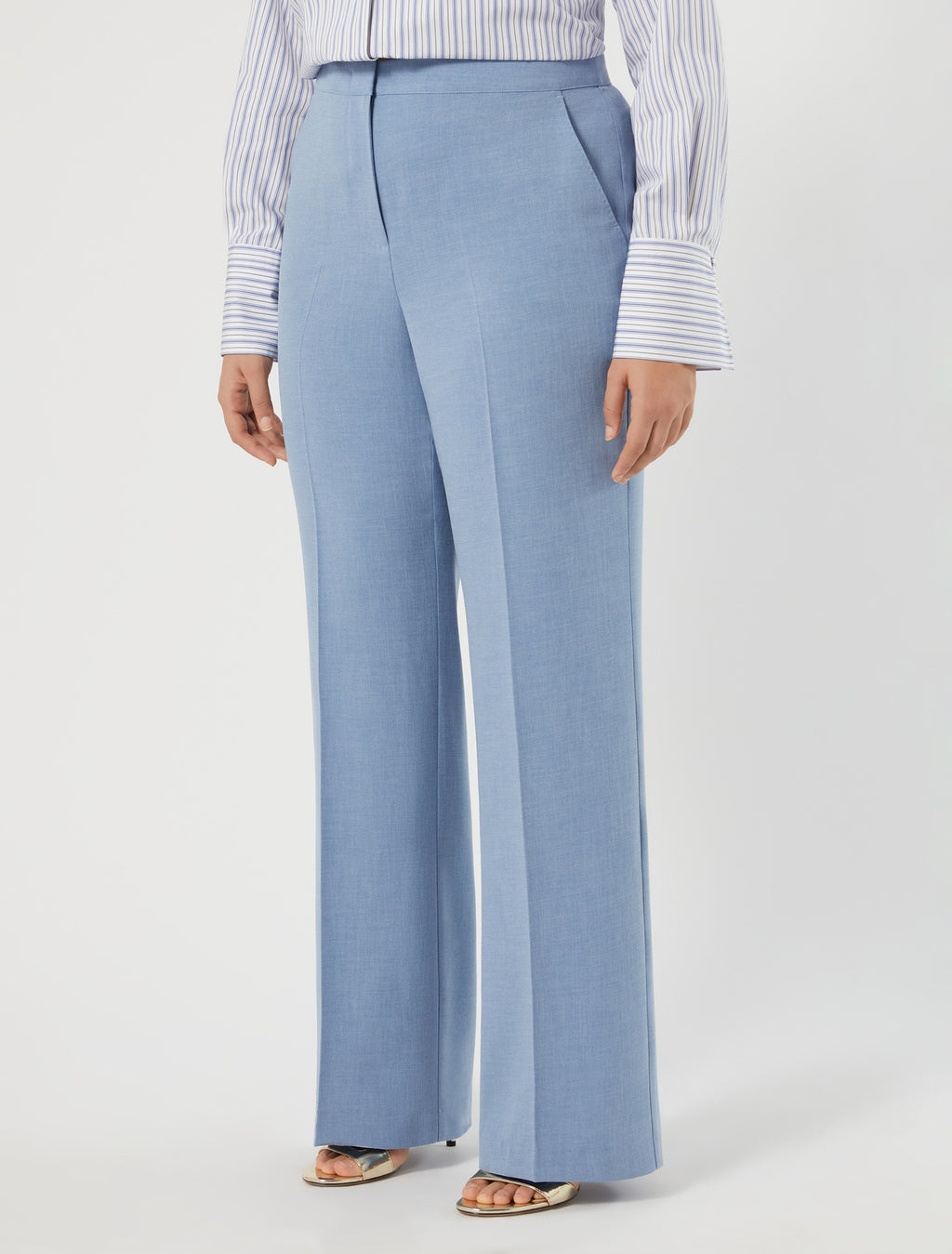Marina Rinaldi cady mélange trousers for woman