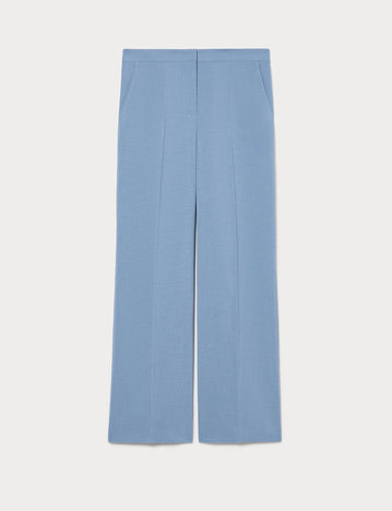 Cady mélange trousers