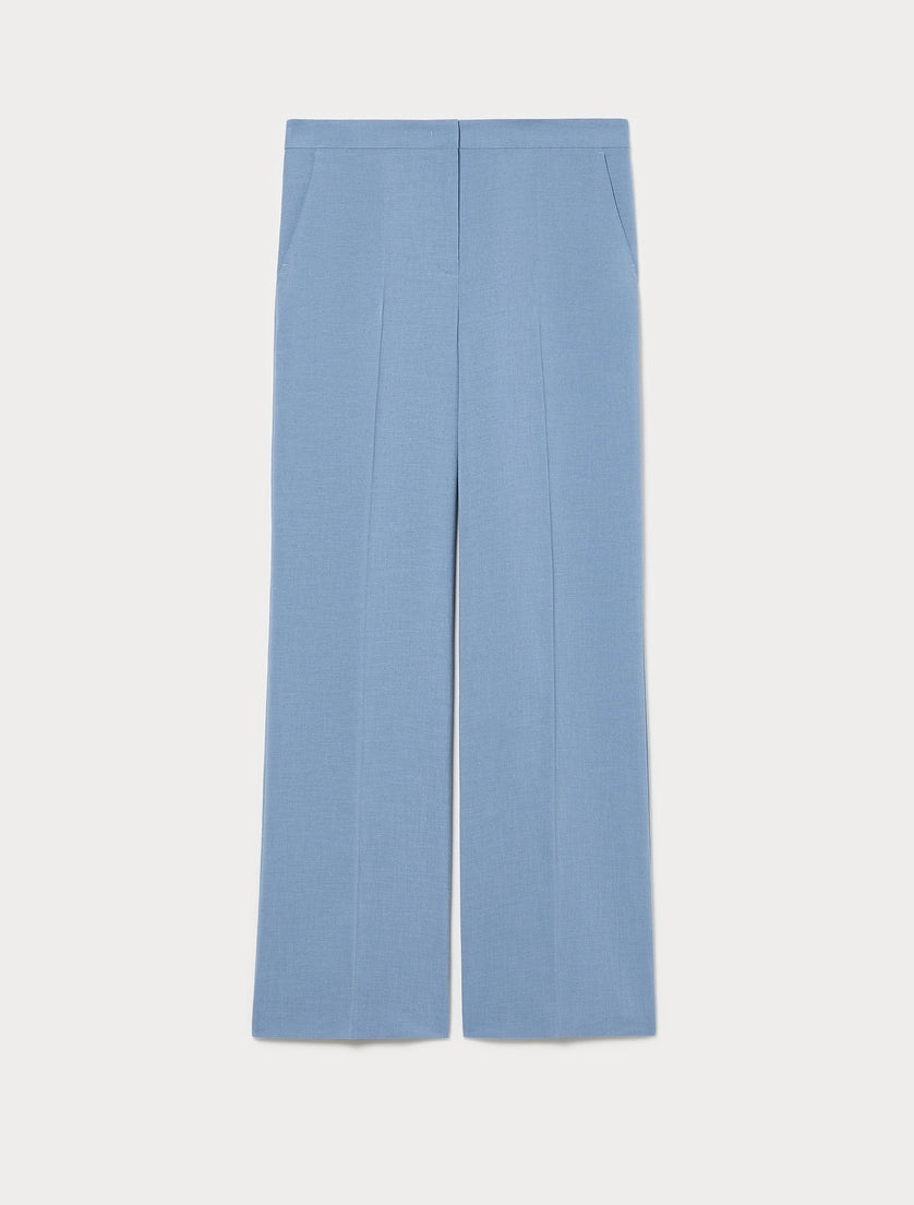 Cady mélange trousers