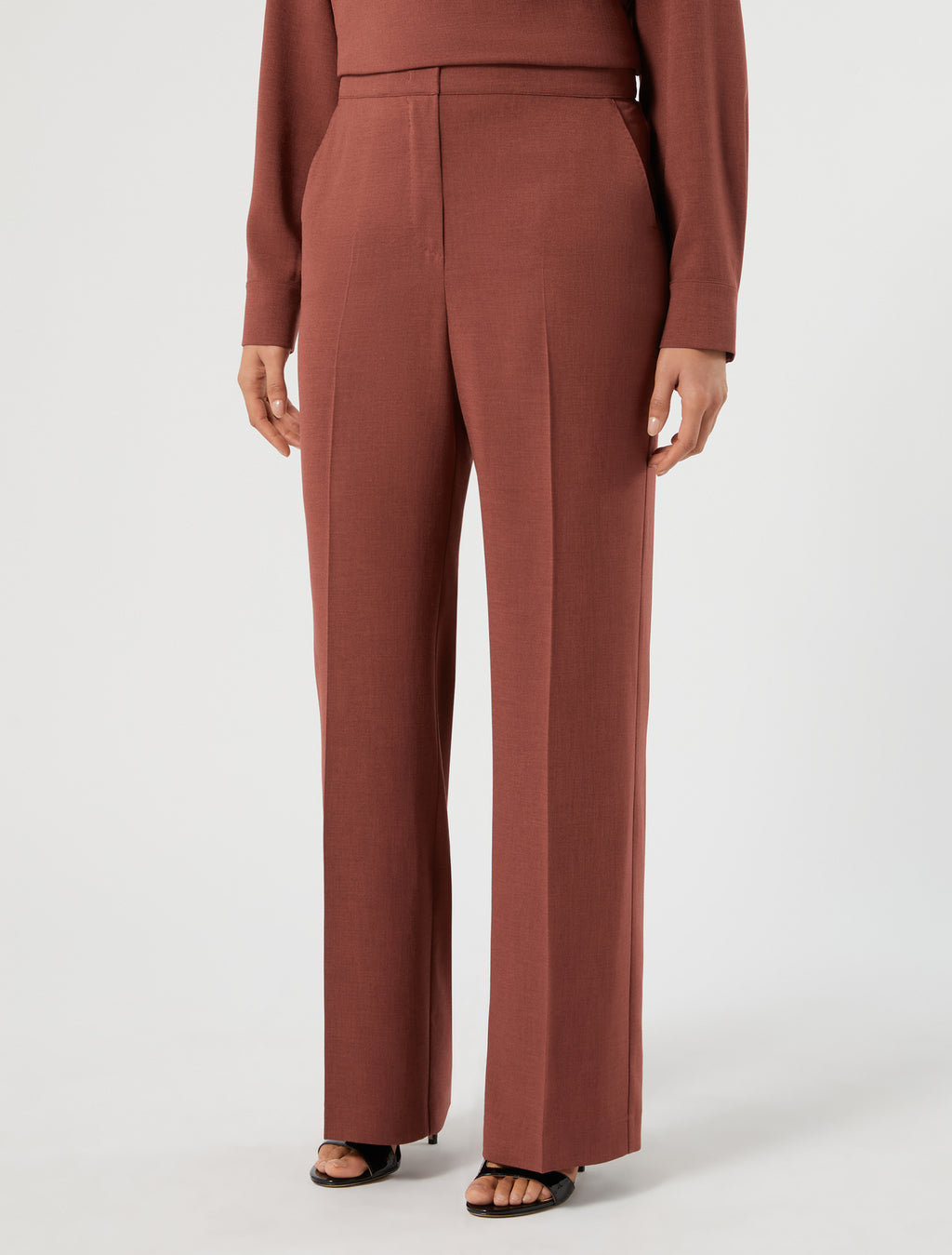 Marina Rinaldi cady mélange trousers for woman