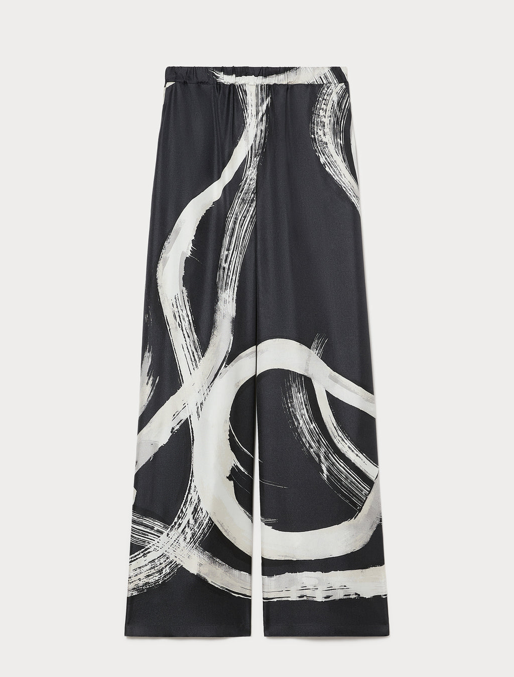 Marina Rinaldi pure silk twill trousers for woman