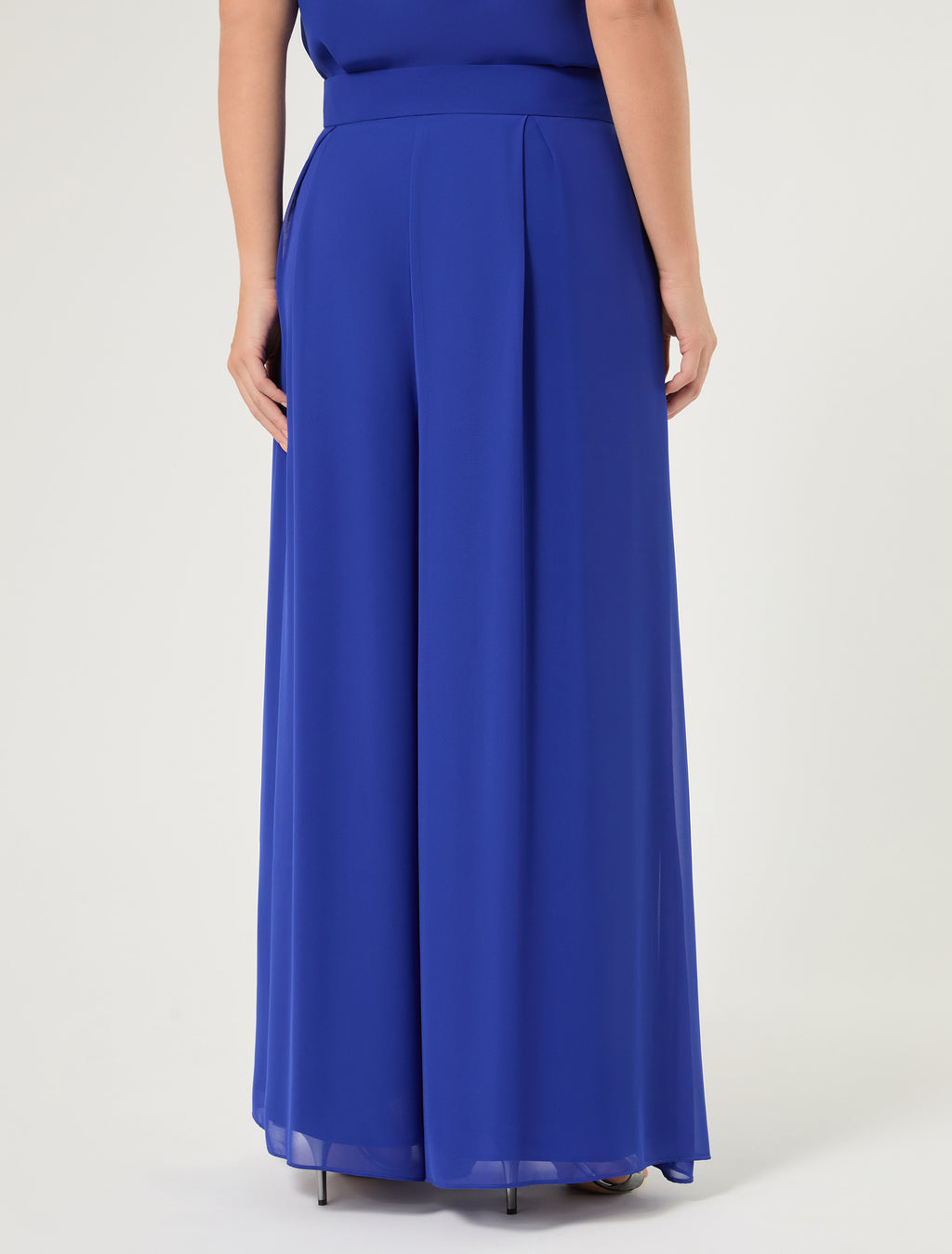 marina rinaldi georgette trousers for woman