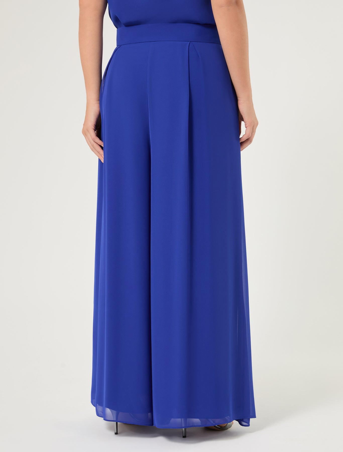 marina rinaldi georgette trousers for woman