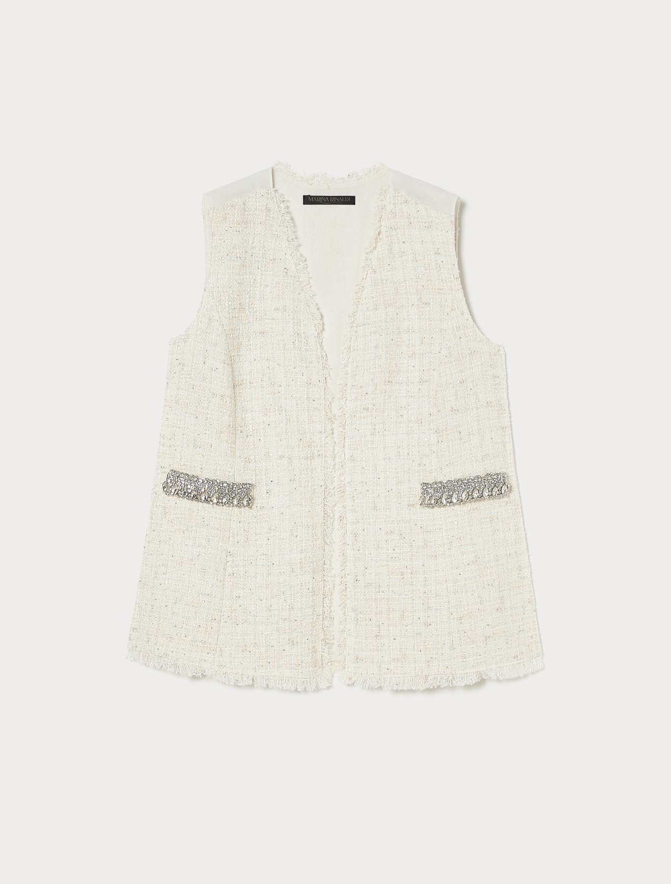 Yarn-dyed fabric waistcoat