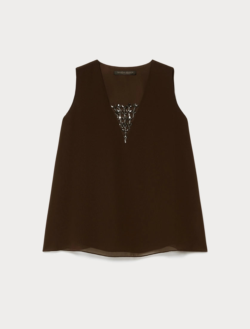 marina rinaldi georgette top for woman