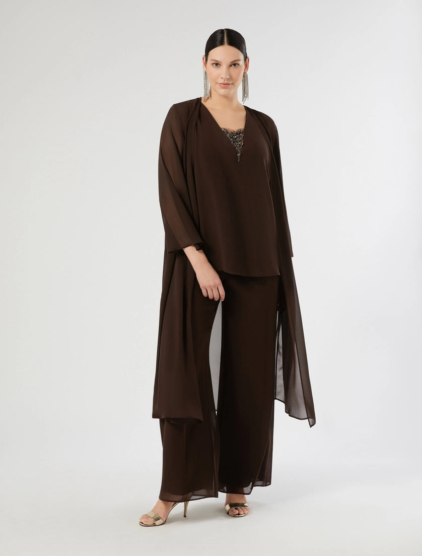 marina rinaldi georgette top for woman