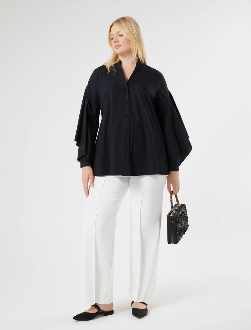 Cotton poplin tunic