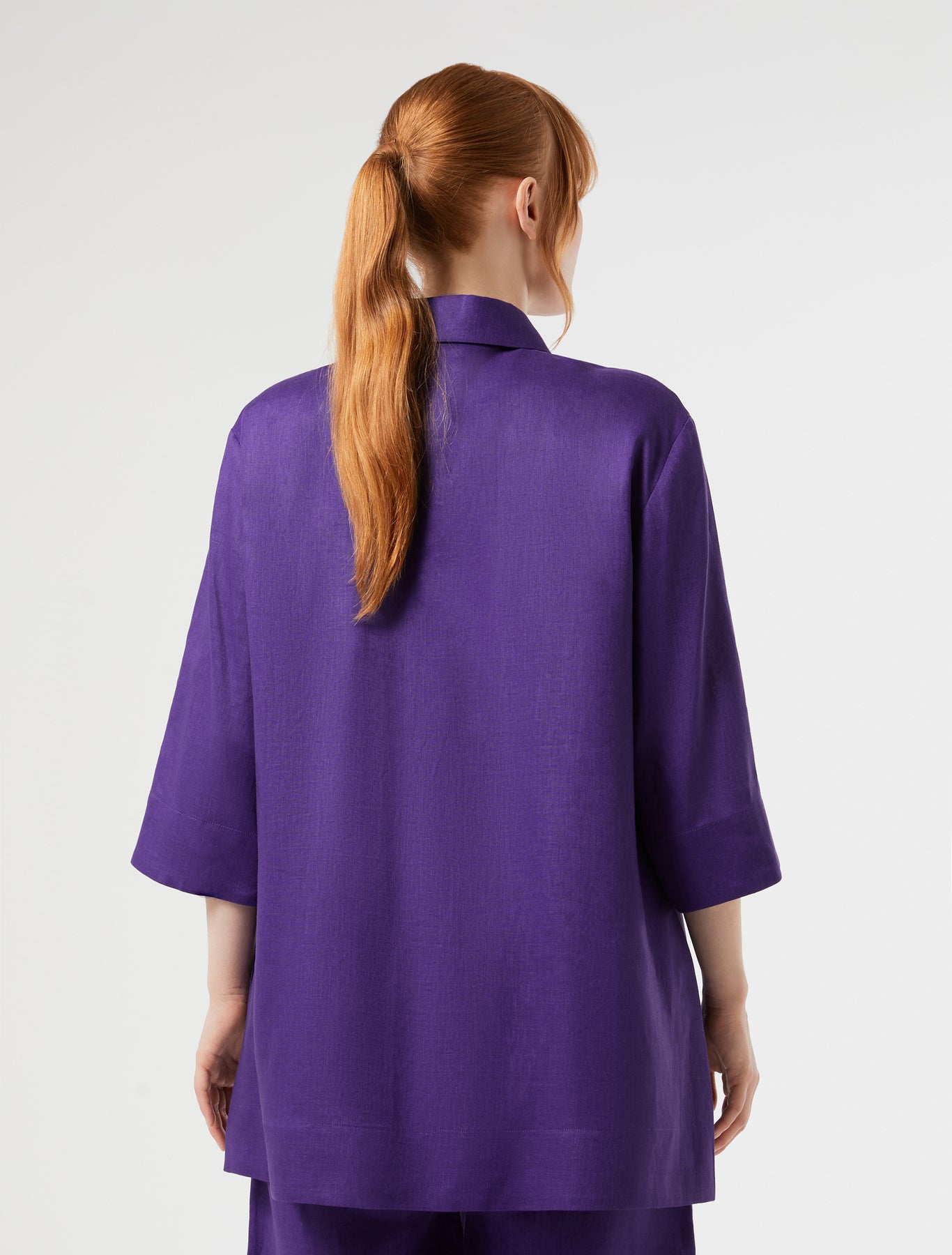 marina rinaldi linen canvas tunic for woman