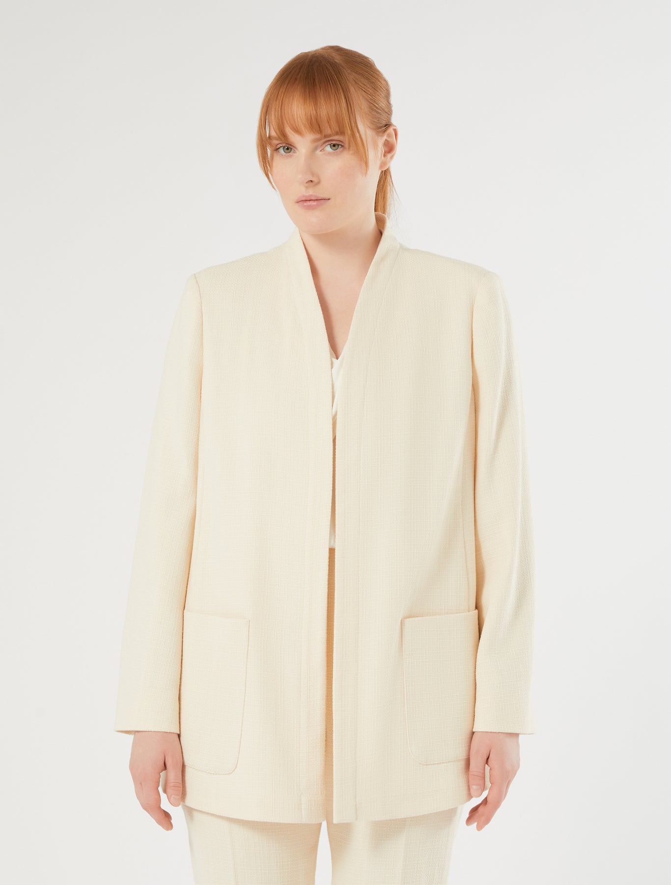 Cotton basketweave tunic