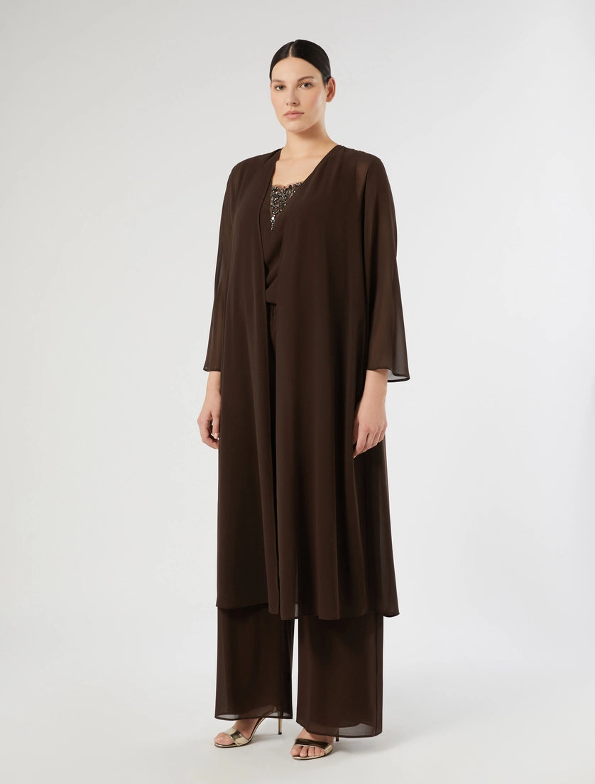 Long georgette tunic