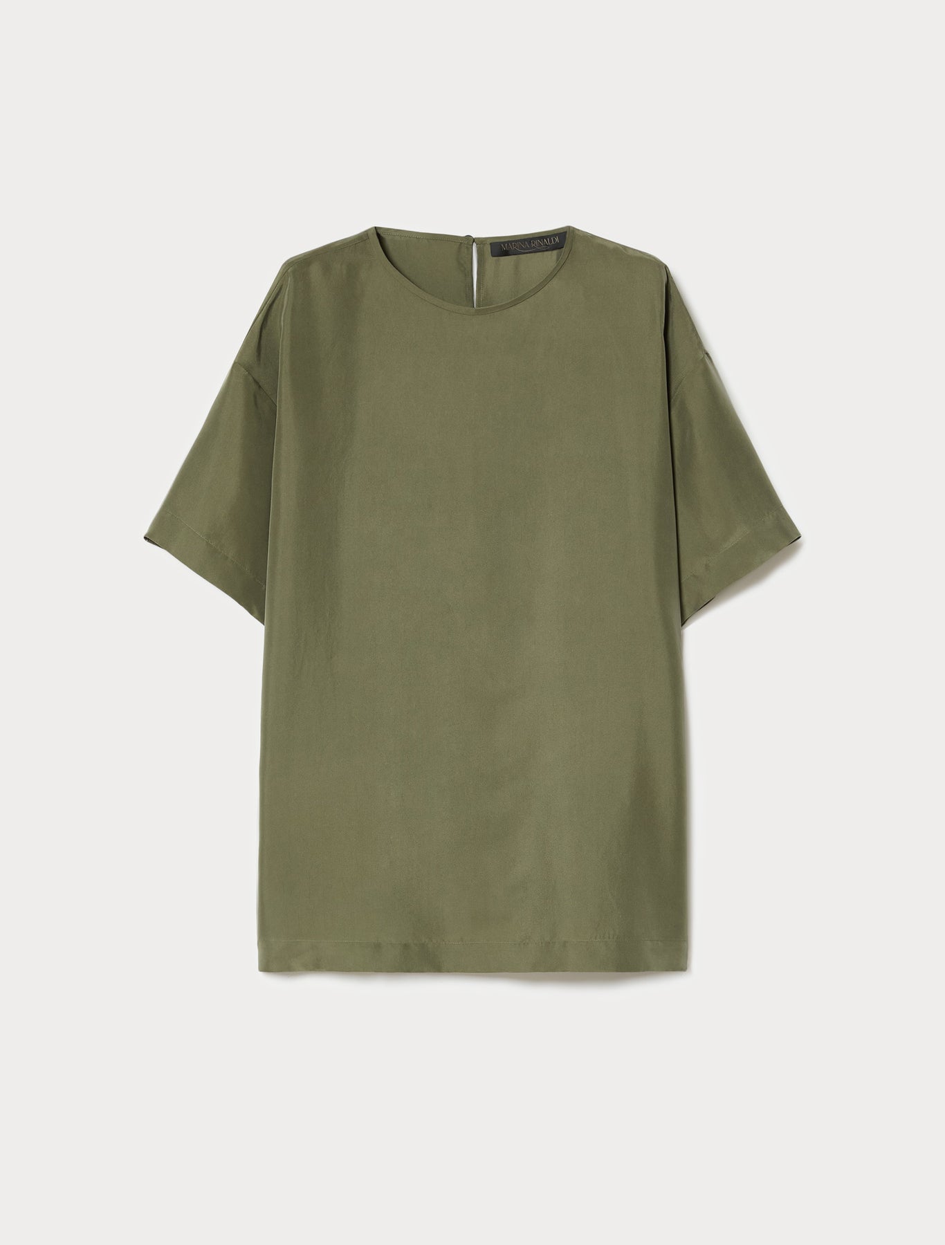 marina rinaldi silk habotai tunic for woman