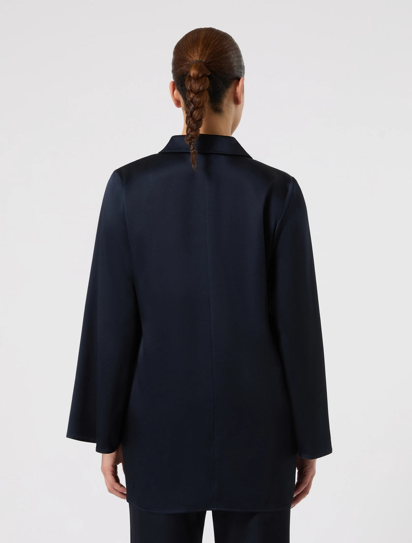 Crepe envers satin tunic