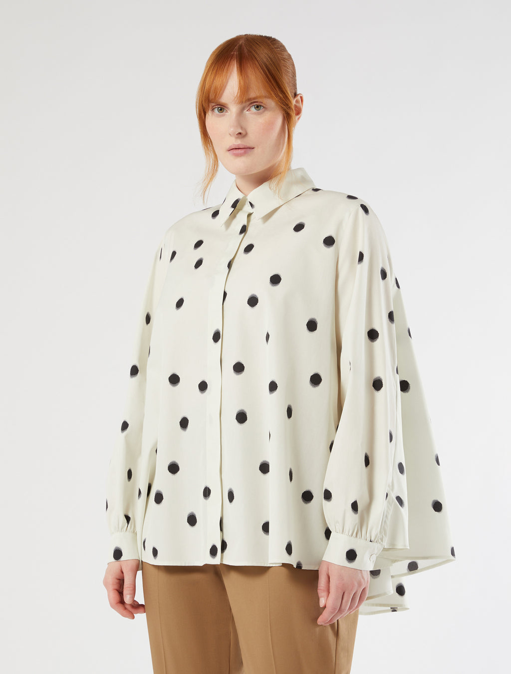 marina rinaldi cotton poplin tunic for woman