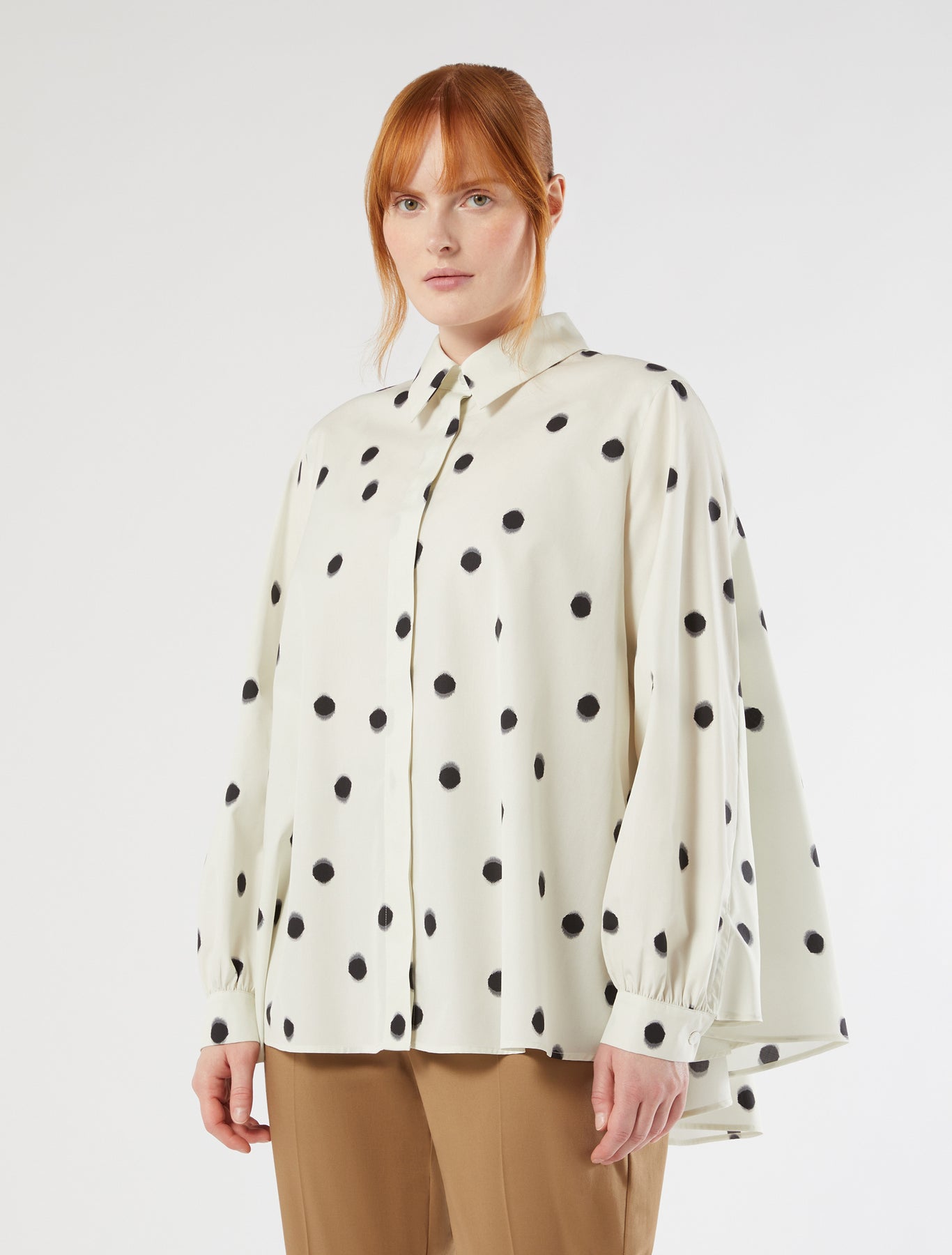 marina rinaldi cotton poplin tunic for woman