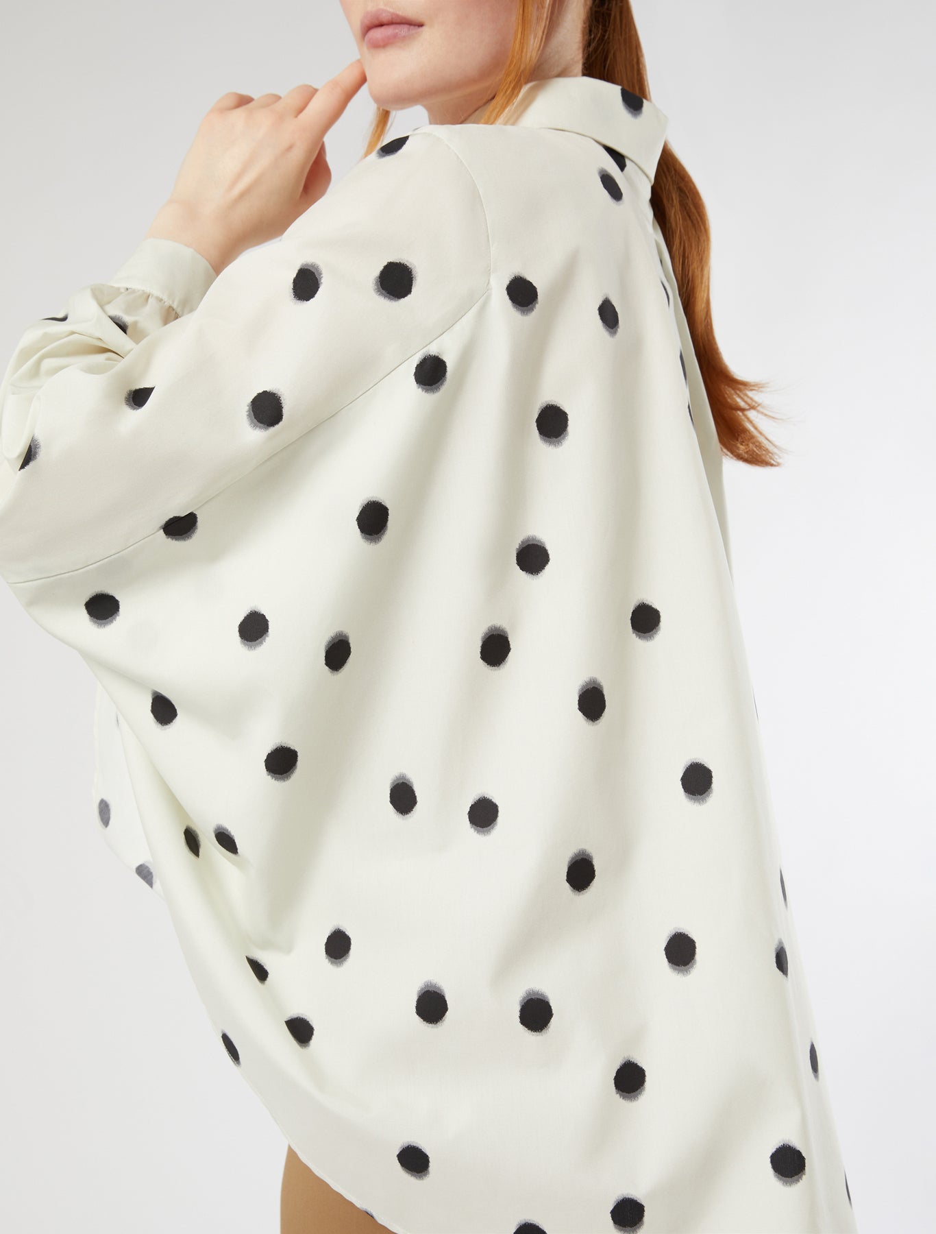 marina rinaldi cotton poplin tunic for woman