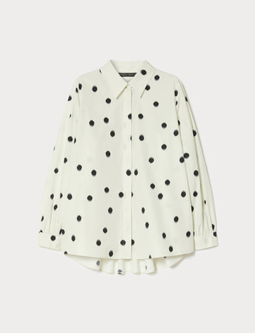 marina rinaldi cotton poplin tunic for woman