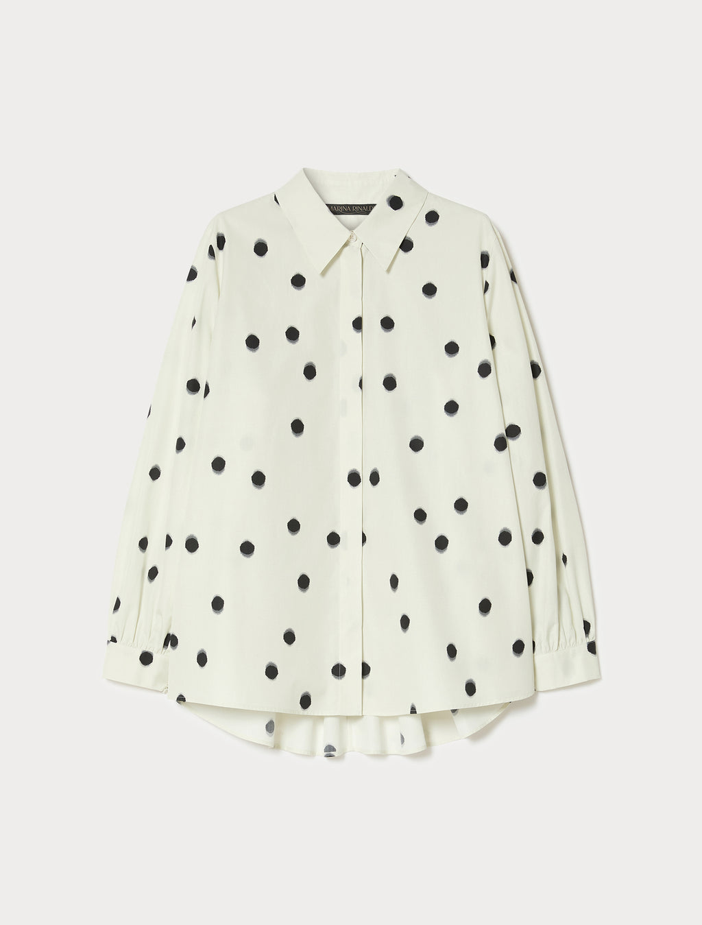 marina rinaldi cotton poplin tunic for woman