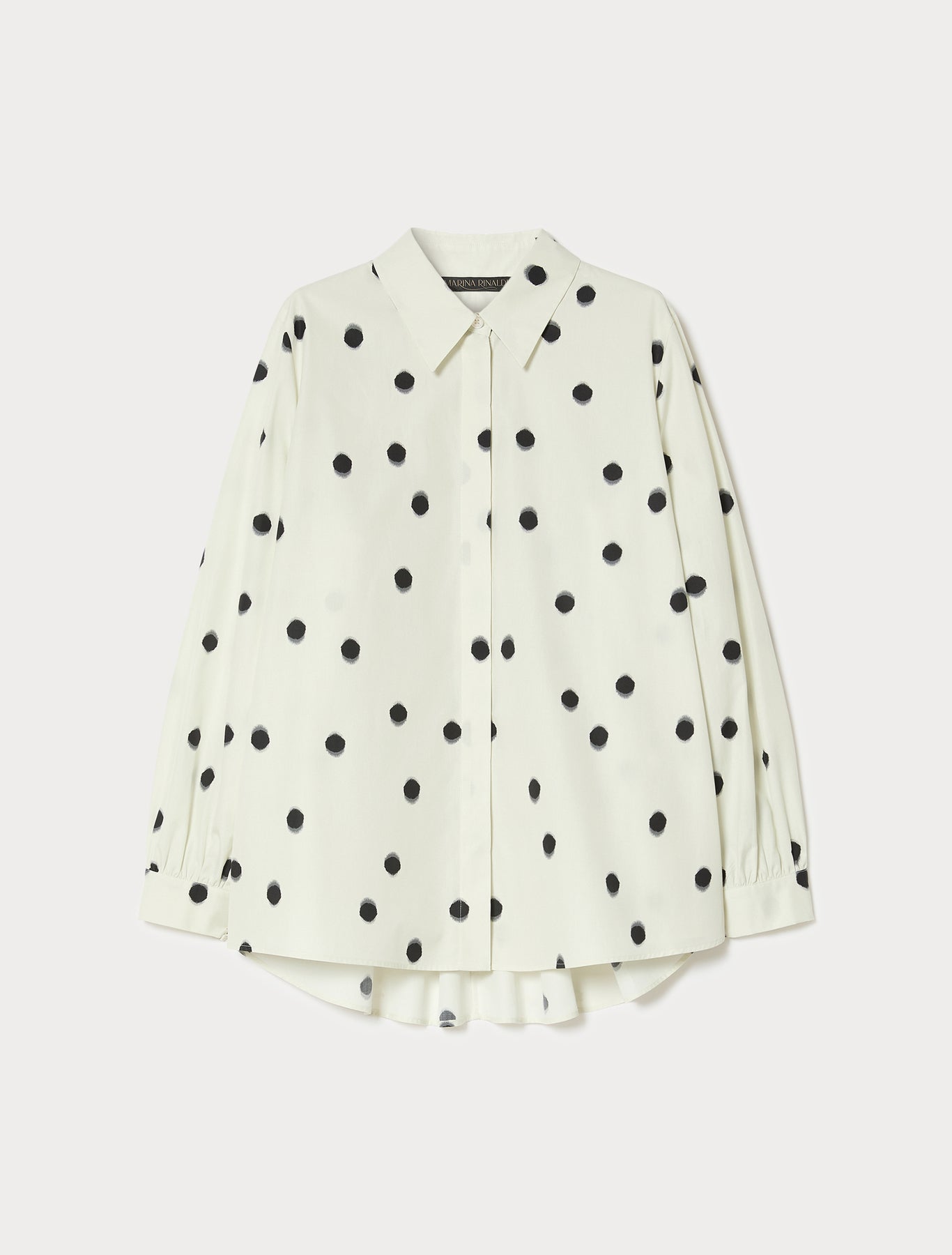 marina rinaldi cotton poplin tunic for woman
