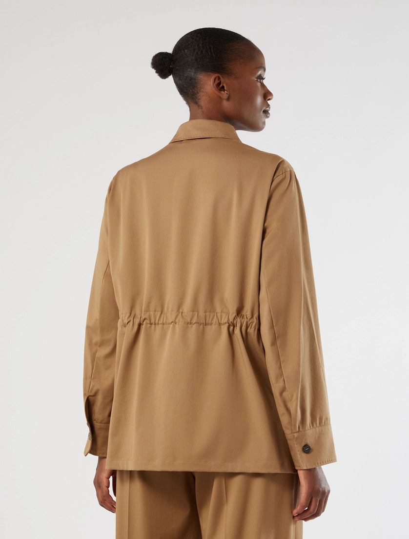 marina rinaldi cotton gabardine tunic for woman