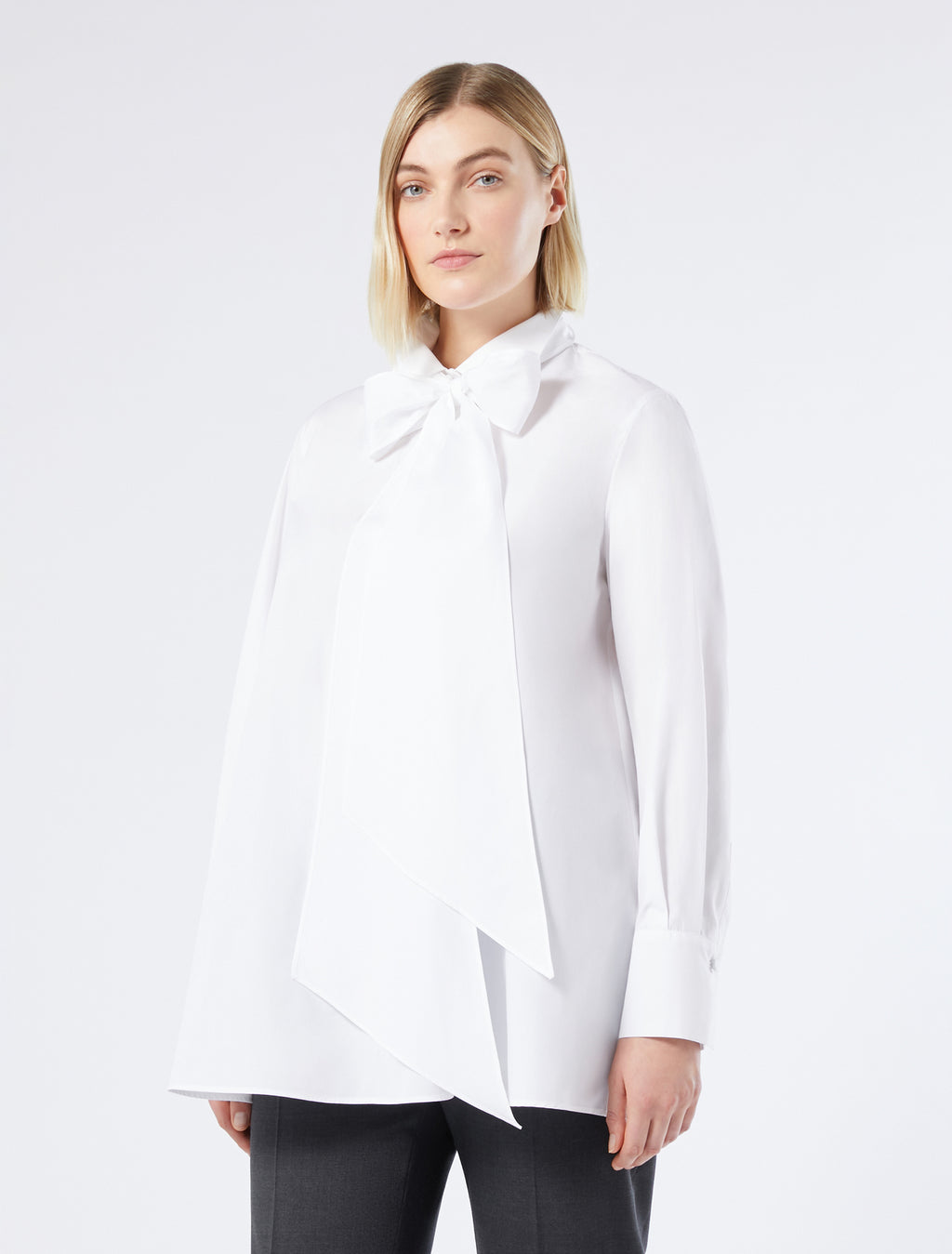 Cotton poplin tunic
