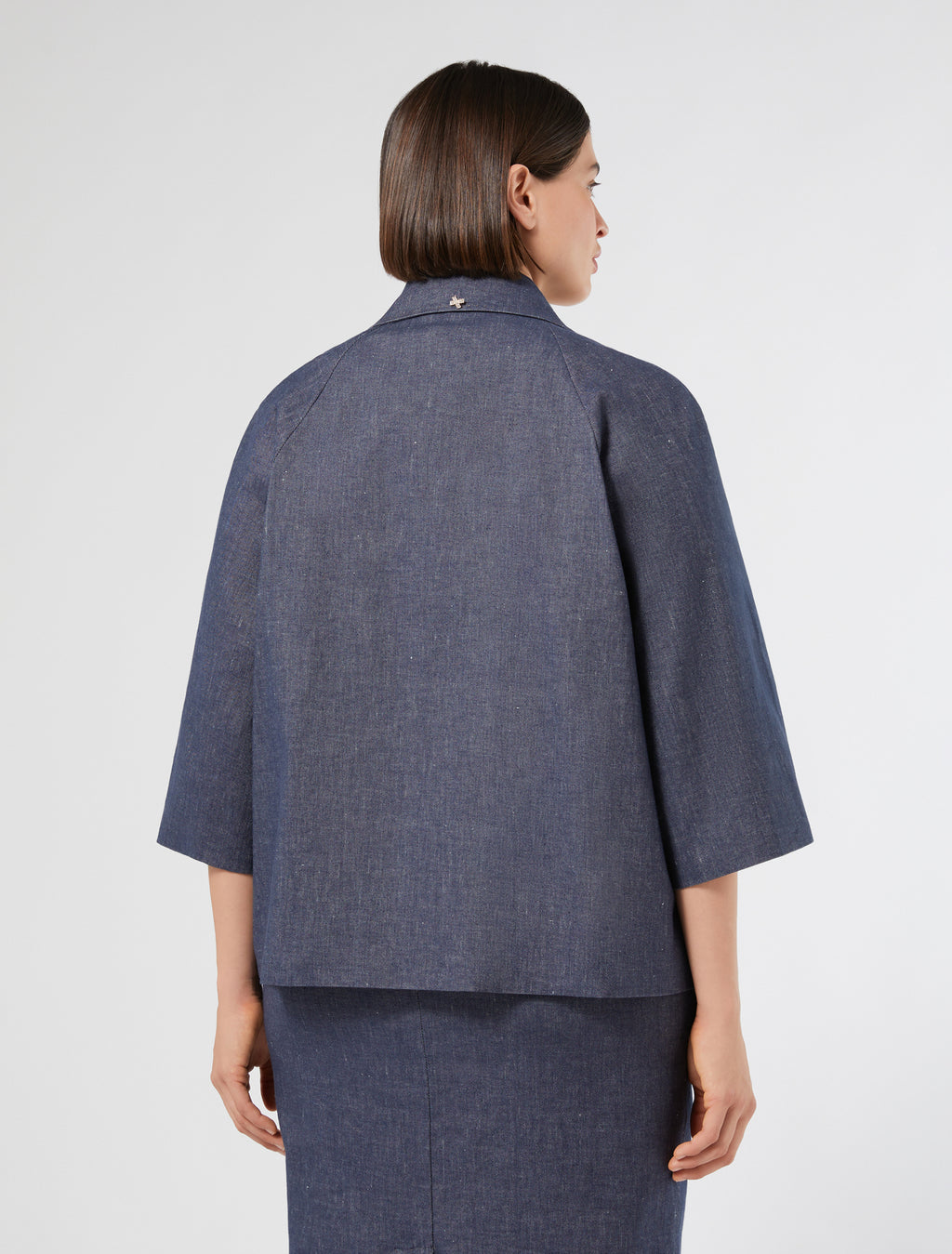 Cotton and linen jacket