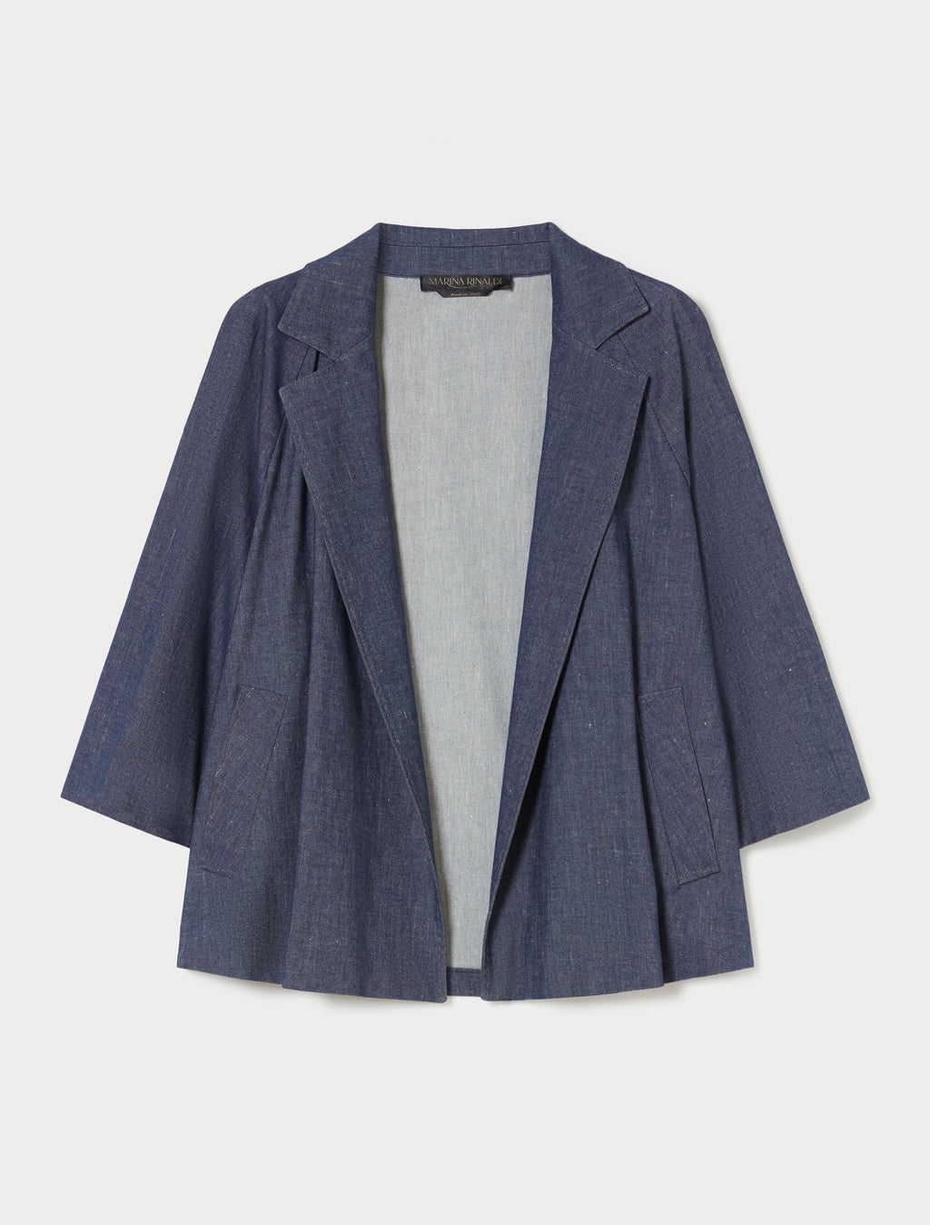 Cotton and linen jacket