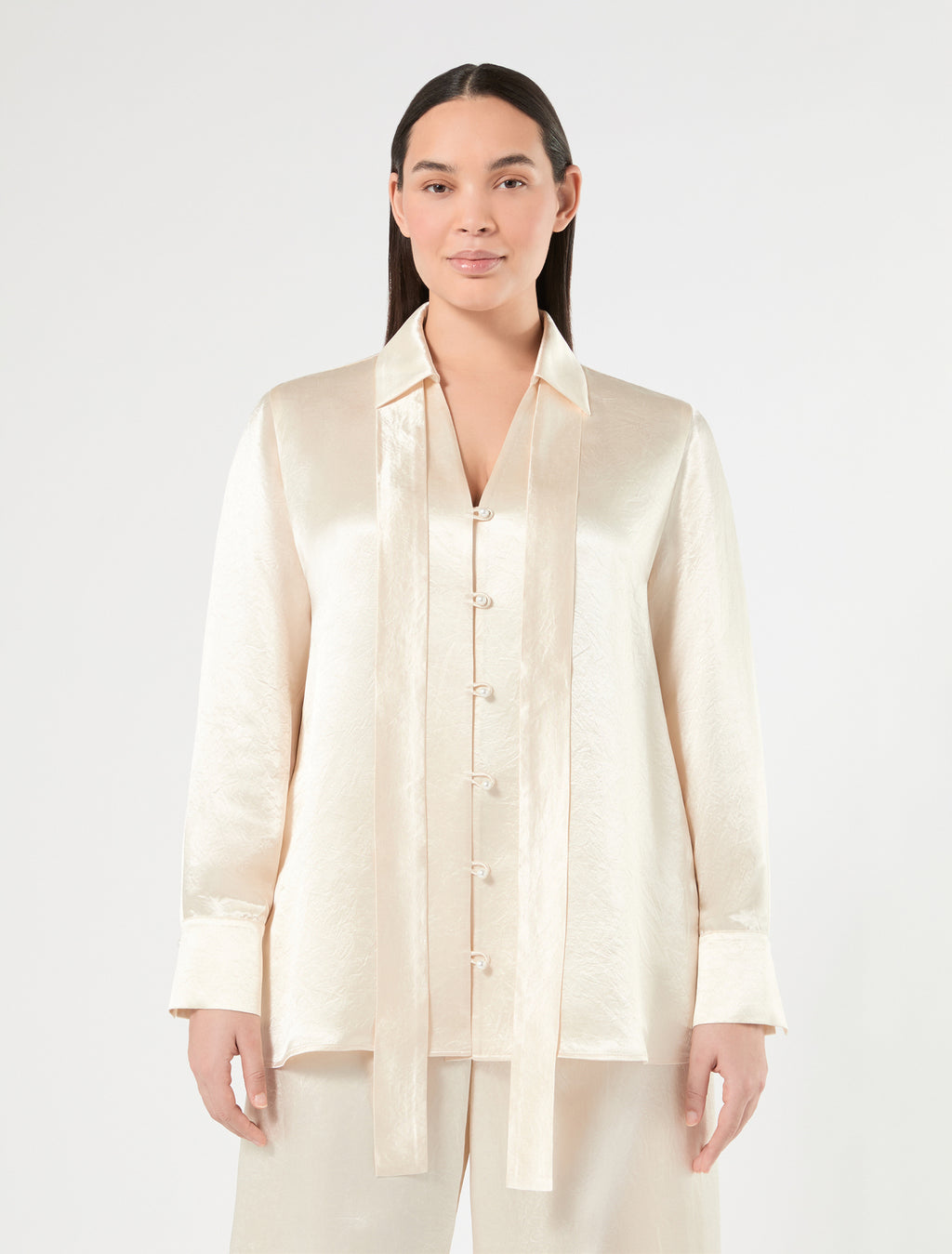 Marina Rinaldi envers satin tunic for women