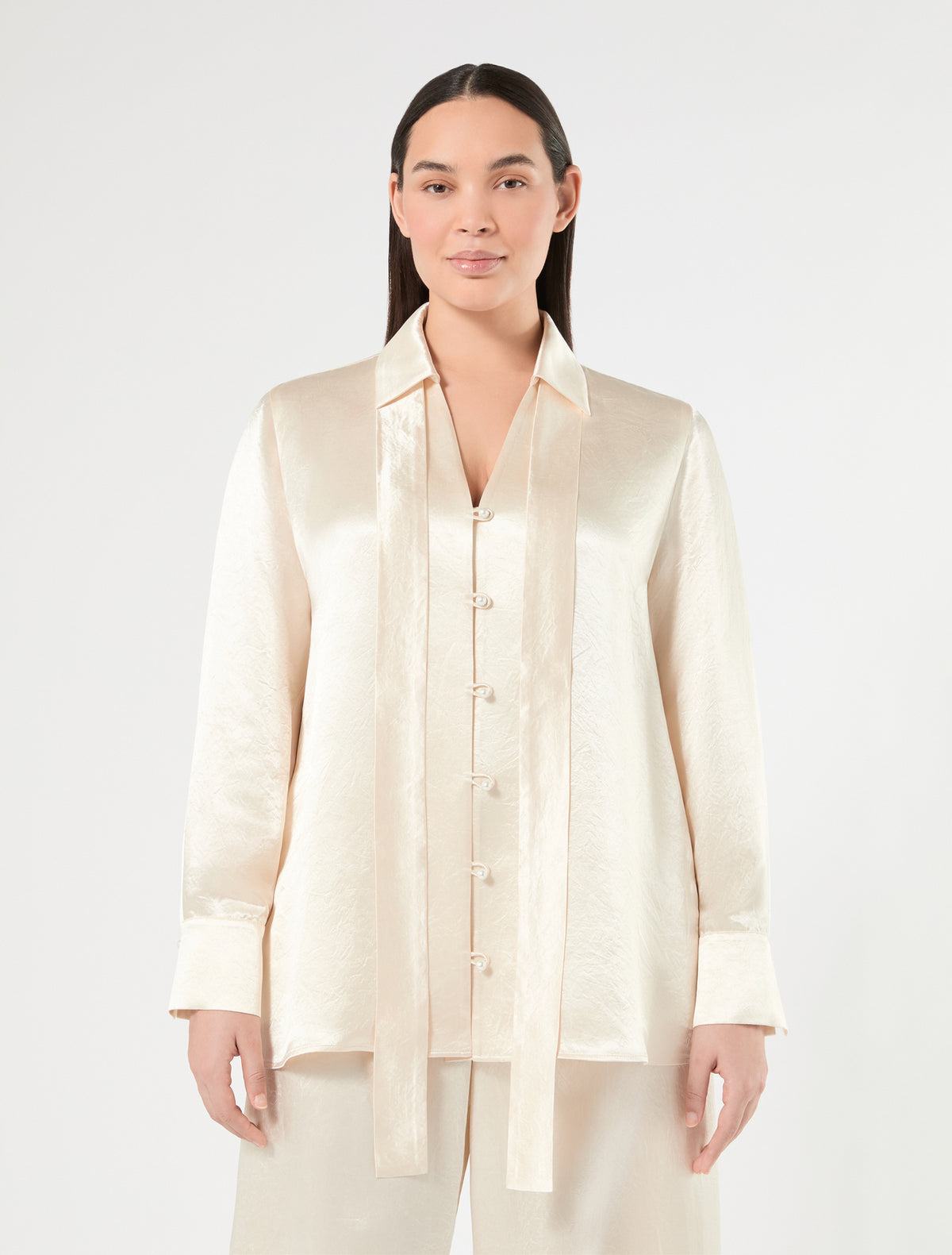 Marina Rinaldi envers satin tunic for women